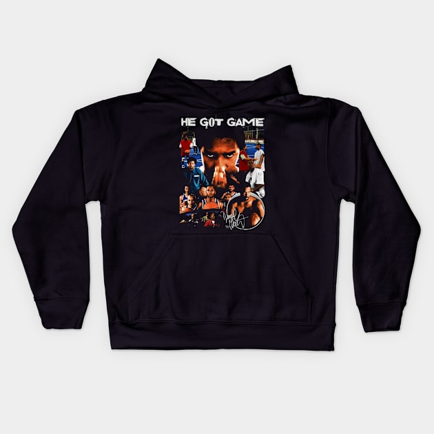 He Got Game Kids Hoodie by ziontherebel